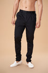 Black Cotton Lycra Pant Plain Bottom