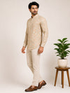 Lemon Yellow Cotton Printed Short Kurta