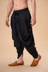Black Cotton Peshawari Plain Bottom
