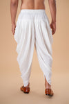 White Cotton Peshawari Plain Bottom