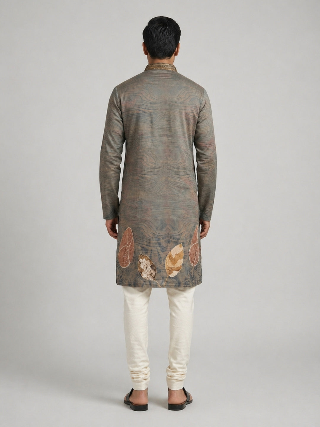Mehendi   Art Silk  Foil Printed Kurta Set Festive Wear