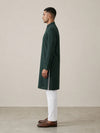 Teal Blue Rayon Plain Self Jaquard Kurta Set for Casual Wear