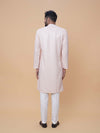 Peach Rayon Printed Kurta Pyjama