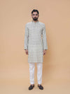 Pista Green Printed Kurta Pyjama