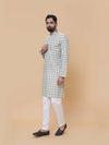Pista Green Printed Kurta Pyjama