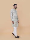 Pista Green Printed Kurta Pyjama
