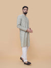 Pista Green Printed Kurta Pyjama