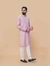 Onion Pink Printed Kurta Pyjama