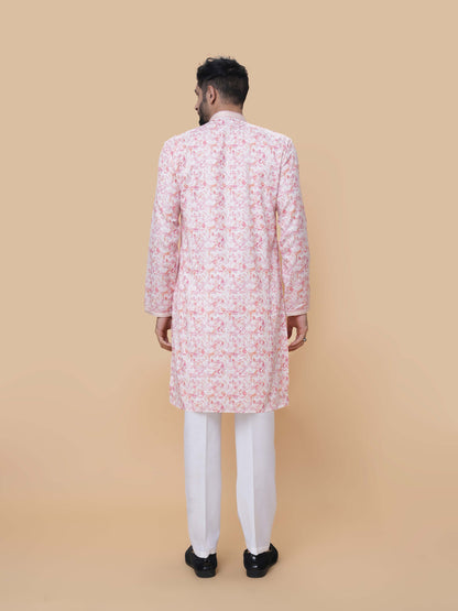 Tomato Printed Kurta Pyjama
