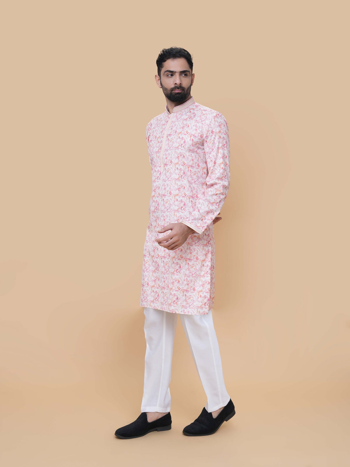 Tomato Printed Kurta Pyjama
