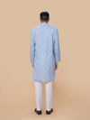 Sky Blue Printed Kurta Pyjama