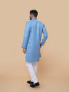 Firozi Linen Cotton Plain Kurta Pyjama