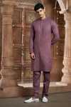 Onion Pink Pure Cotton Kurta with Matching Bottom