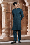 Bottle Green Pure Cotton Kurta with Matching Bottom