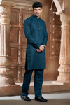 Bottle Green Pure Cotton Kurta with Matching Bottom