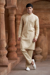 Fawn Pure Cotton Kurta with Matching Bottom