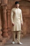 Fawn Pure Cotton Kurta with Matching Bottom