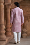 Onion Pink Rayon Printed Kurta Pyjama