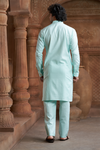 Sea Green Pure Cotton Kurta with Matching Bottom