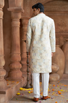 Lemon Yellow Rayon Printed Kurta Pyjama