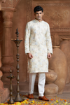 Lemon Yellow Rayon Printed Kurta Pyjama