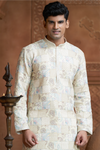 Lemon Yellow Rayon Printed Kurta Pyjama